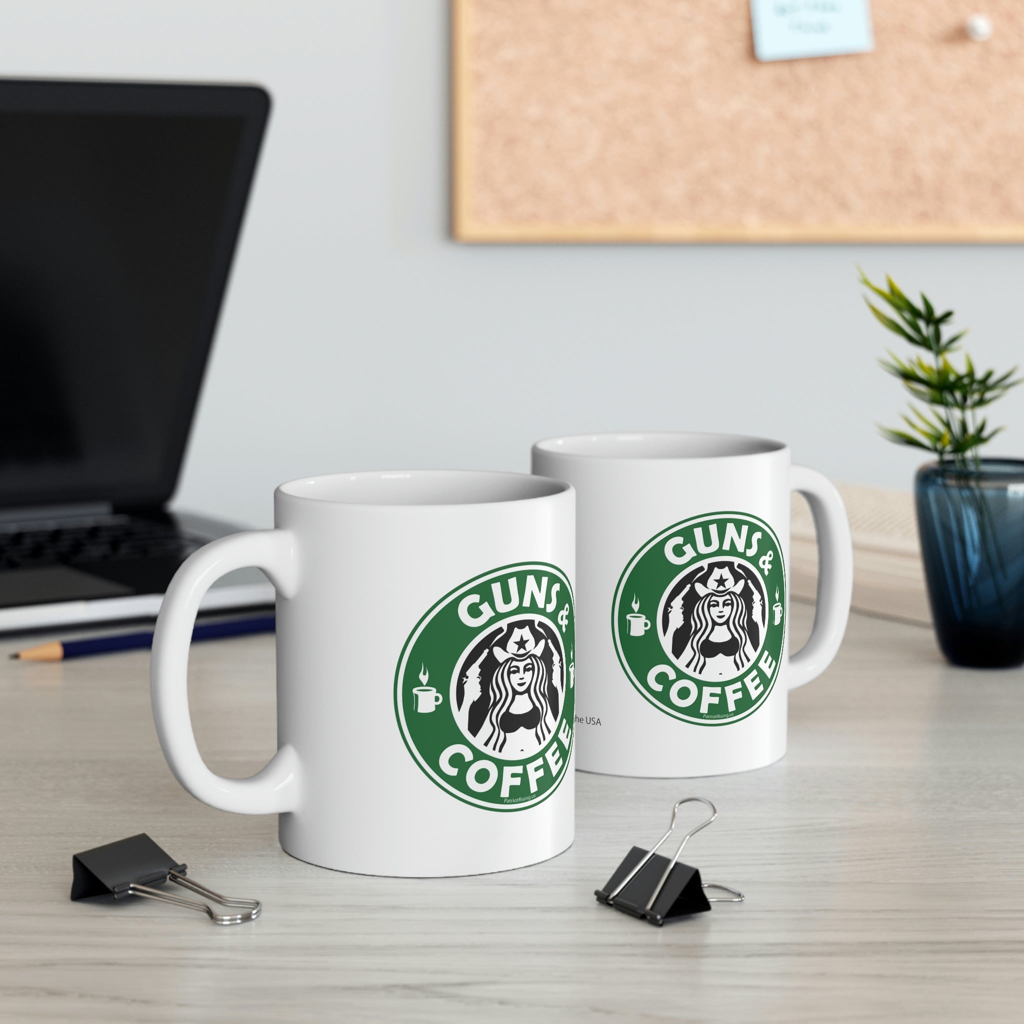 Modern Coffee then War Mug (white)