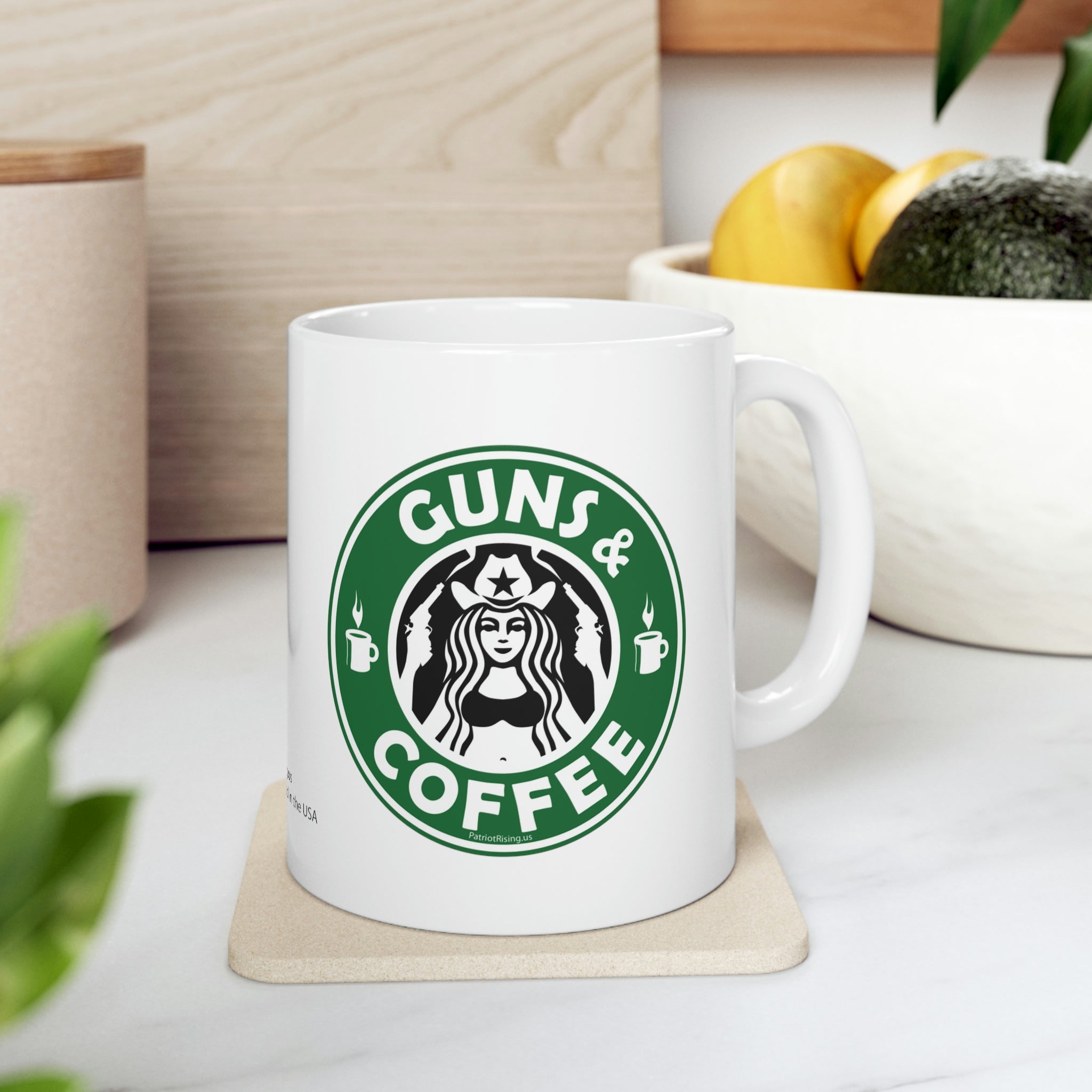 I love guns and coffee starbucks Travel mug